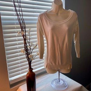 AEO Creme Sweater Blouse